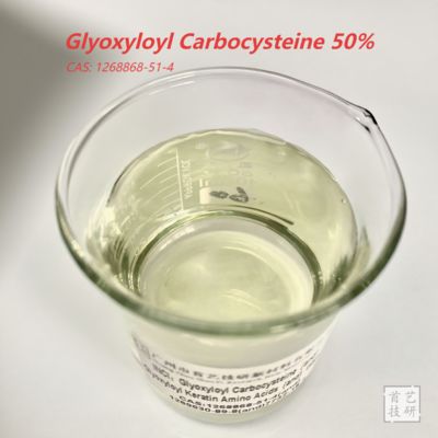 Estable en condiciones normales Glicoxiloil Carboxisteína para la reparación del cabello