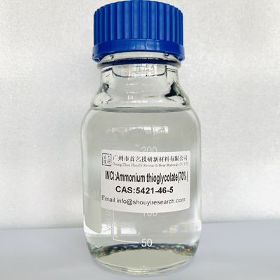 Materia prima cosmética Ácido tioglicólico de amonio Tioglicólato permanente C2H7NO2S