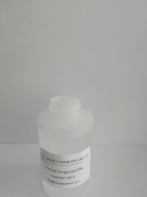 pH 7,2 Tioglicrato de amonio Perm Soluble en agua 0,01 mmHg Presión de vapor