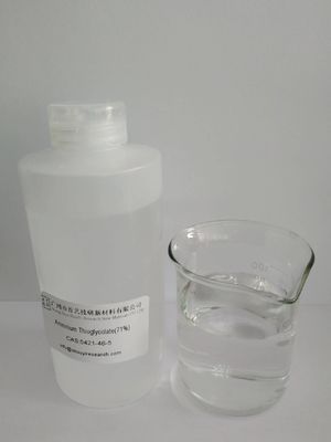 71% de tioglicrato de amonio en el cabello Punto de inflamación 86 grados Soluble en agua