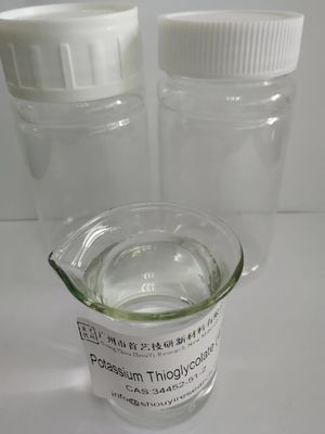 Agente reductor Ácido tioglicólico en cosméticos Fórmula C2H4K2O4S
