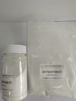 Materia prima química soluble en agua Tioglicato de calcio C2H6CaO4S3