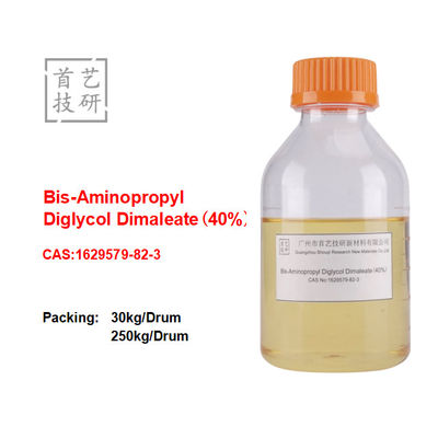 Líquido incoloro bisaminopropilo diglicol dimialeato con olor suave Punto de ebullición > 200 °C