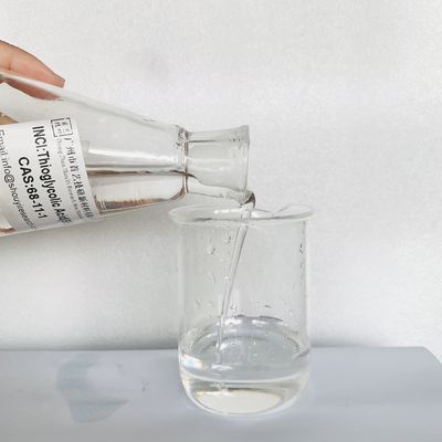 El ácido tioglicólico 99% rompe los enlaces disulfuro puede hacer que el cabello suave permanente