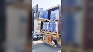 Momento de carga para el pedido de comercio exterior de tioglicolato de potasio